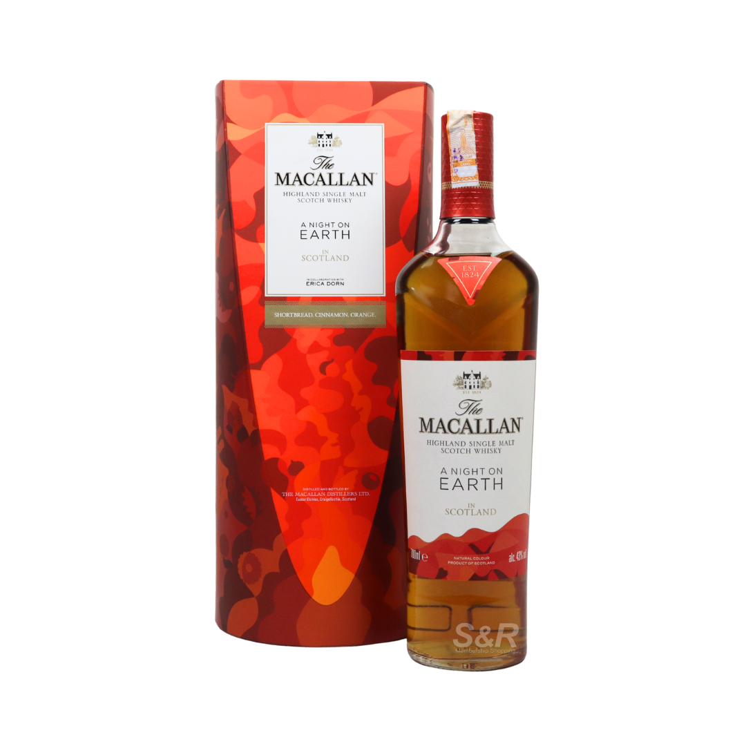 The Macallan A Night on Earth in Scotland Single Malt Scotch Whisky 700mL